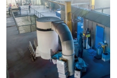 Spraying production line